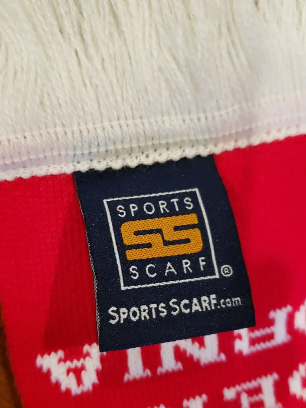 Rose Parade New Year's Day Red & White Scarf